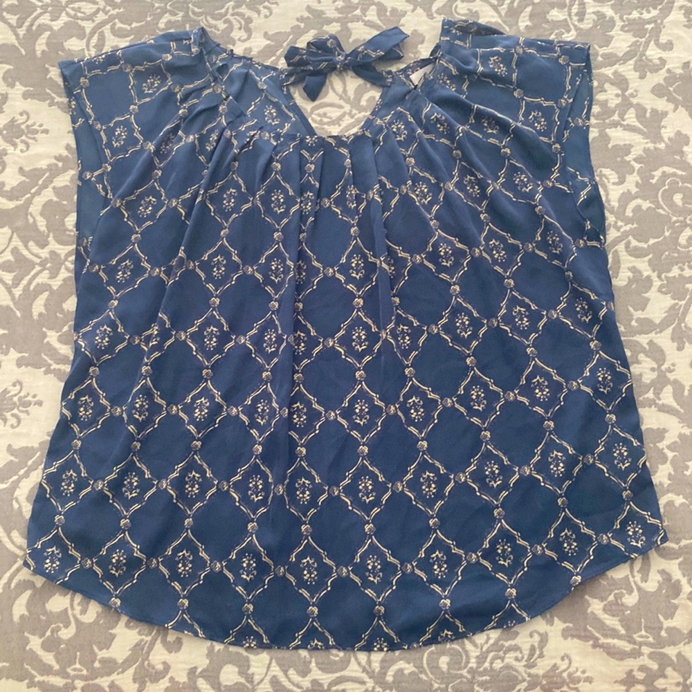 Lauren Conrad Pleated Dress Shirt